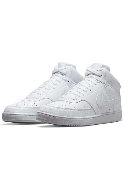 Nike Court Vision Mid DN3577 Sneaker Unisex Spor Ayakkabı BEYAZ