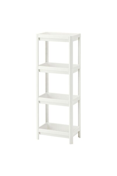 IKEA Modern Beyaz Banyo Rafı 36x23 - Şık Banyo Aksesuarı