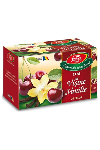 Fares Ceai cu visine vanilie 20 plicuri