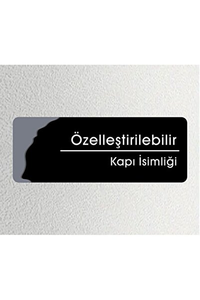 SHELİFE Özelleştirilebilir kişiye özel Ofis Oda Kapı Isimliği Yönlendirme Tab...
