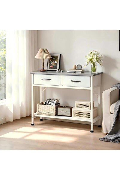ZUIHAO Black Table Coffee Console Display Shelf Kitchen Storage Cabinet