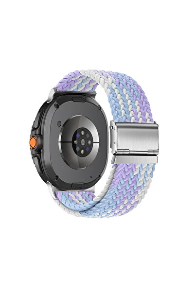 Choice75 watch 8 classic 46mm 4 violet Braided Metal Buckle for Samsung Galax...