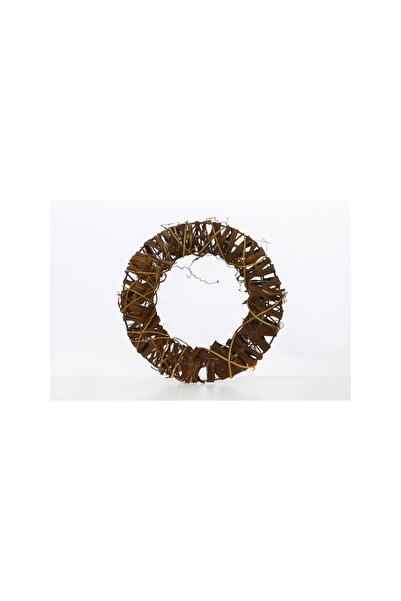 DecoDepot Decorative wreath, branches, brown, 51x13 cm