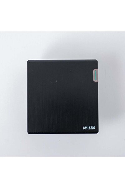 Milano 1G Intermediate Switch Aura Black, Wall Plate Fitting For Home And Off...