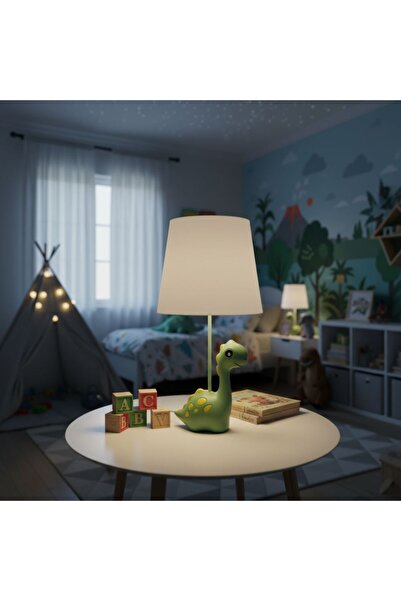 Danube Home Dino Kids Polyresin Table Lamp -40Cm, Home Furniture For Comforta...