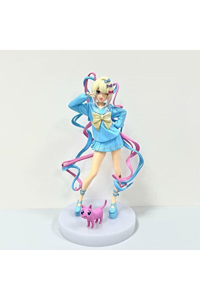 ORVİCA Anime 17cm PVC modeli Needy kız Anime figürü Pop Up Parade Kangel Aksi...