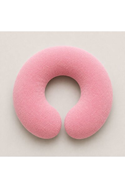 Perababy Adult Neck Pillow 35 cm Bagel Pillow Velboa Velvet Fabric Bead Fiber...