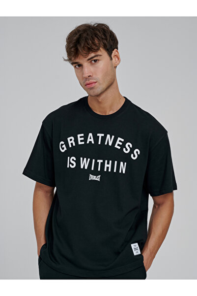 EVERLAST Greatness Within Comfort Black Men's T-Shirt