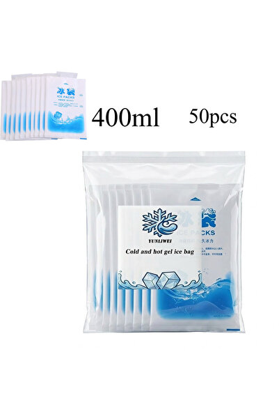 Choice 400ml 50pcs 50PC Gel Ice Packs Reusable Cold Compress Packs for Injuri...