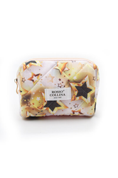 Rosso Collina Patterned Makeup Bag – Zippered