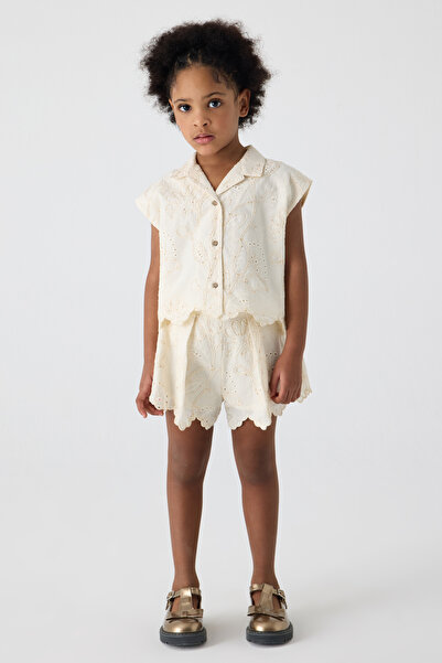 Tyess Girl Ecru Shirt