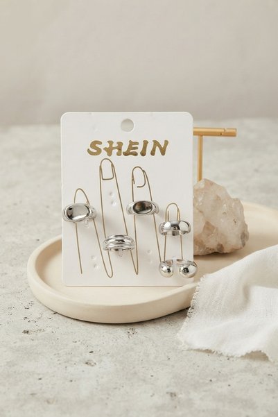 ForWhat Silver Brass Bohemian Model Women's Ring for Elegant Fingers