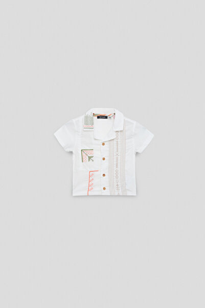 GB Baby Baby Boy Ecru Shirt