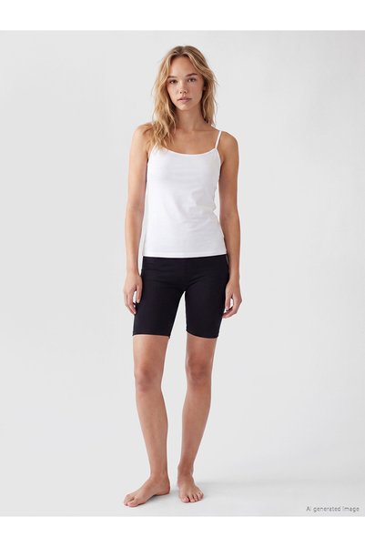 LC Waikiki Nevavm U-Neck Rope Strap Women's Tank Top with a Difference