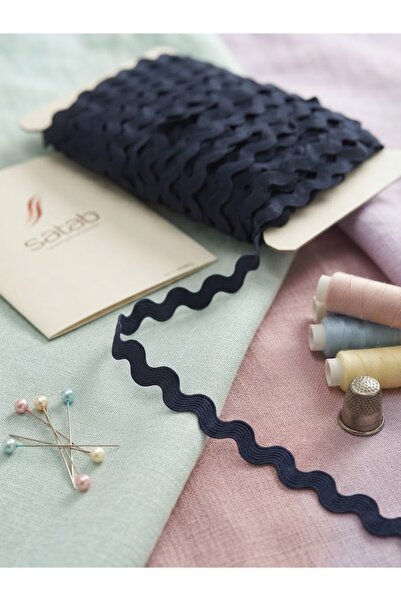 satab French Cotton Ribbon / Rikrak Ribbon 20mm -10Meters