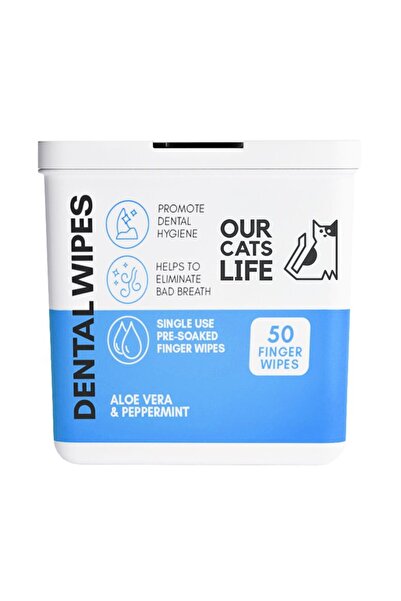 OUR OurCatsLife Dental Wipes for Cats 50pcs
