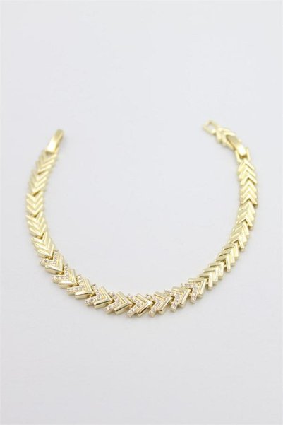Ethab Ticaret Glb-stl41414 stone sergeant bracelet - gold