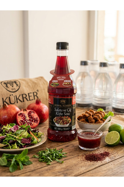 Kemal Kükrer K. KÜKRER SALATA VE ÇİĞ KÖFTE SOSU PET ŞİŞE 750 ml.