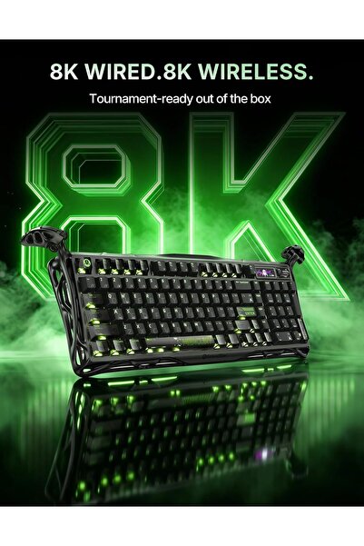 Gravastar لوحة مفاتيح ميركوري K98 برو الميكانيكية بنسبة 98٪ للألعاب، مع إضاءة...