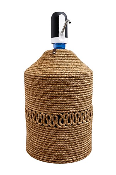 Comfort Craft Husă pentru sticle cu aspect de răchită de iută |   Husă lavabi...