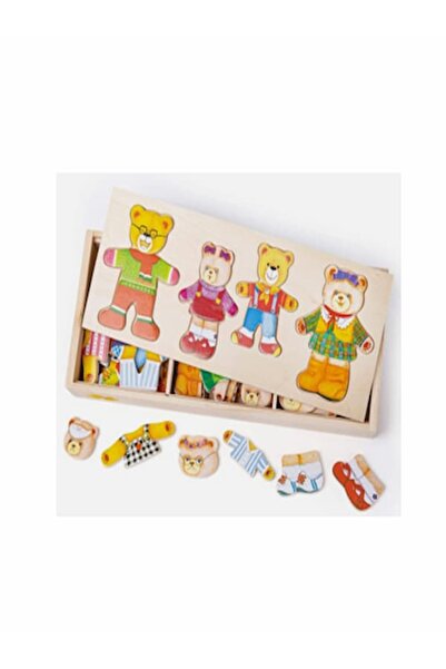 BIGJIGS Toys Dress Up - Bear Family