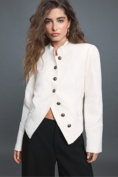 Stradivarius Jakarlı blazer ceket