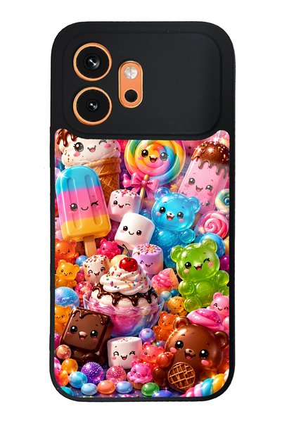 S Mode Honor 600 Kawaii Candy Party Design Glossy Phone Case