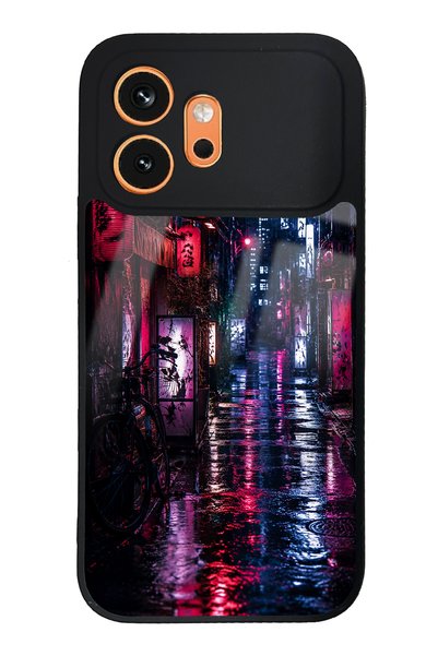 S Mode Honor 600 Electric Alley Design Glossy Phone Case