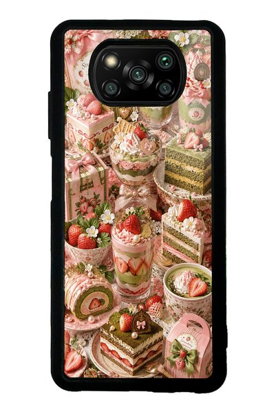 S Mode Xiaomi Poco X3 Sweet Matcha Bakery Design Glossy Phone Case