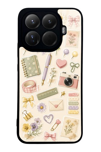 S Mode Xiaomi Mi 15t Pro Floral Study Notes Design Glossy Phone Case