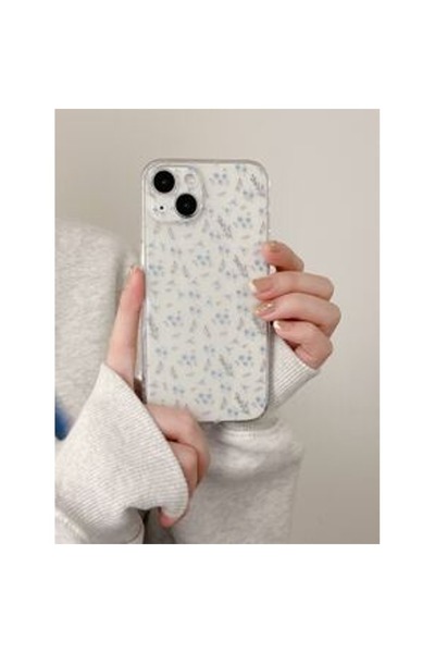 OEM Carcasă de telefon TPU transparentă cu model floral pentru iPhone 12