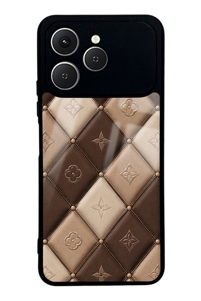 S Mode غطاء هاتف تكنو سبارك 40 بتصميم كافيه رويال لامع