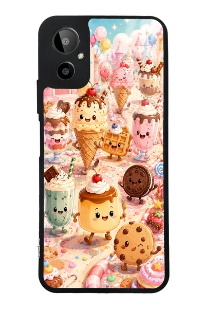 S Mode حافظة هاتف لامعة بتصميم Gm 23 SE Dessert Wonderland