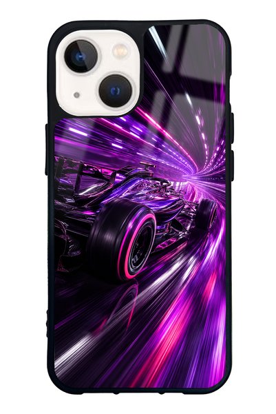 S Mode iPhone 13 Mini Quantum Drive Design Glossy Phone Case