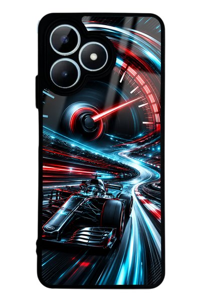 S Mode Realme Note 50 Velocity Pulse Design Glossy Phone Case