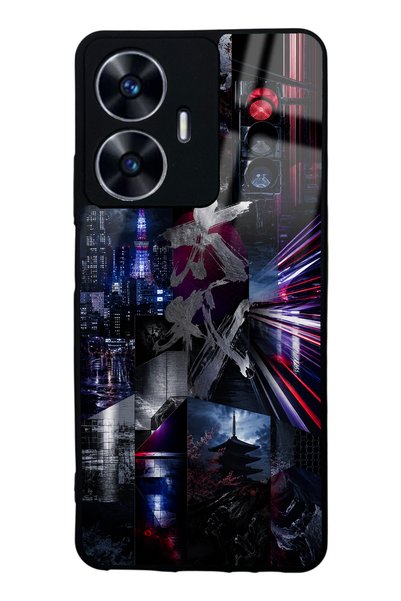 S Mode Realme C55 Tokyo Motion Design Glossy Phone Case