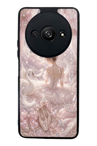S Mode حافظة هاتف Xiaomi Redmi A3 بتصميم Starlight Ballerina لامعة