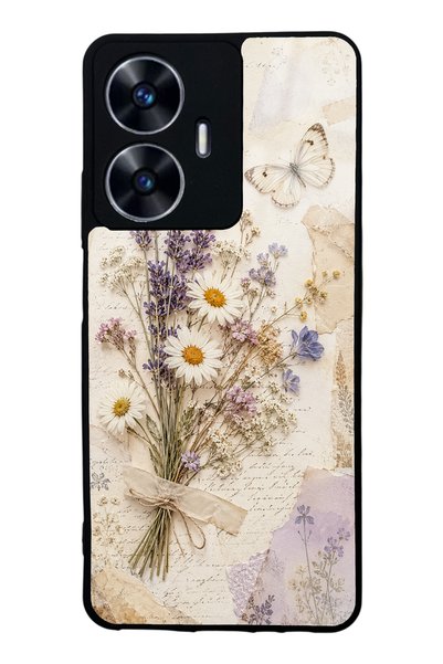 S Mode Realme C55 Lavender Meadow Design Glossy Phone Case