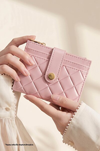 InStyle Quilted Detail Powder Wallet