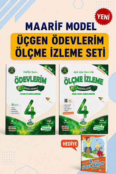 Üçgen Yayıncılık 4.SINIF – ÜÇGEN BECERİ TEMELLİ ÖDEVLERİM + ÖLÇME İZLEME + ÇI...