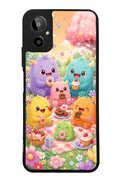S Mode حافظة هاتف لامعة بتصميم Gm 23 SE Monster Picnic Party