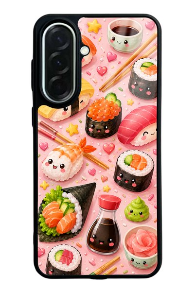 S Mode Samsung A37 Sushi Love Club Design Glossy Phone Case