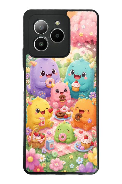 S Mode Omix X7 Monster Picnic Party Design Glossy Phone Case