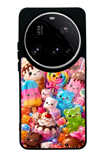 S Mode Xiaomi Mi 15 Ultra Kawaii Candy Party Design Glossy Phone Case