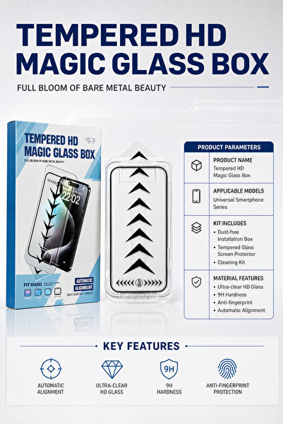 Generic Brand Suitable for iPhone 17 screen protector, tempered film, anti sl...