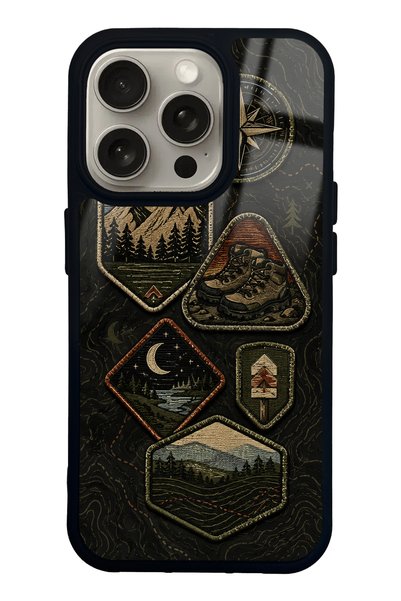 S Mode حافظة هاتف لامعة بتصميم Wildbound لهاتف iPhone 15 Pro