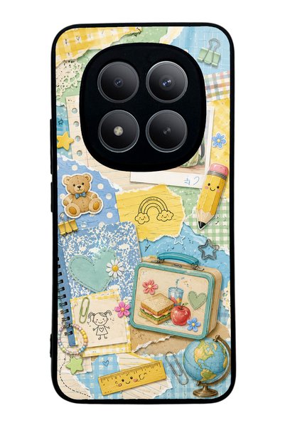 S Mode Xiaomi Redmi Note 15 Pro Plus Campus Notes Design Glossy Phone Case