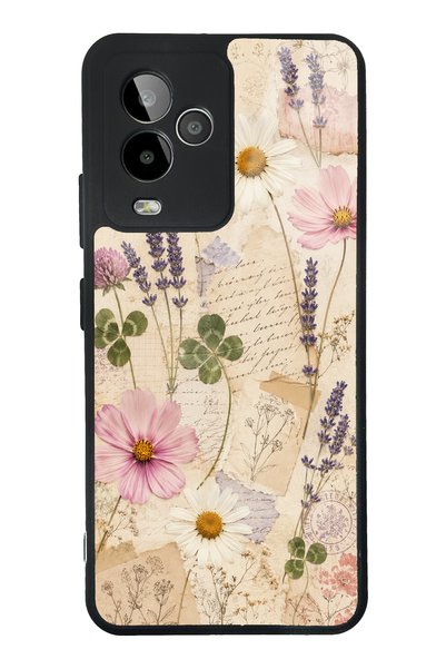 S Mode حافظة هاتف لامعة بتصميم حروف Wildflower من Gm 24 Pro