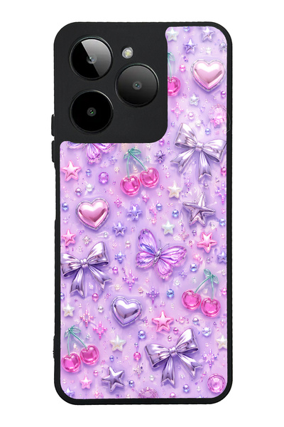 S Mode حافظة هاتف لامعة بتصميم Gm Era 30 Lilac Charm Pop