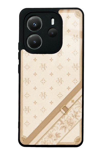 S Mode غطاء هاتف لامع بتصميم ميزون آيفوري لهاتف شاومي ريدمي نوت 14 4G